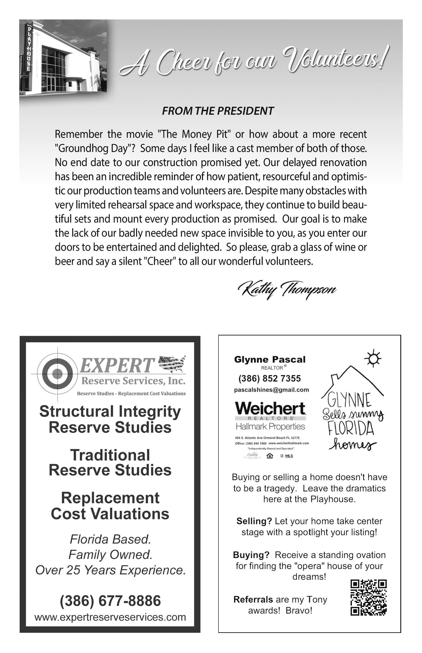 Sample adverstisements in our programs