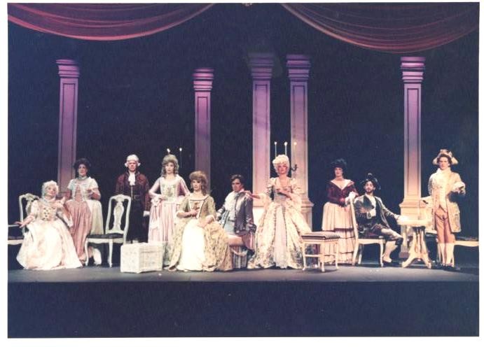 Cast photo for Les Liasons Dangereuses