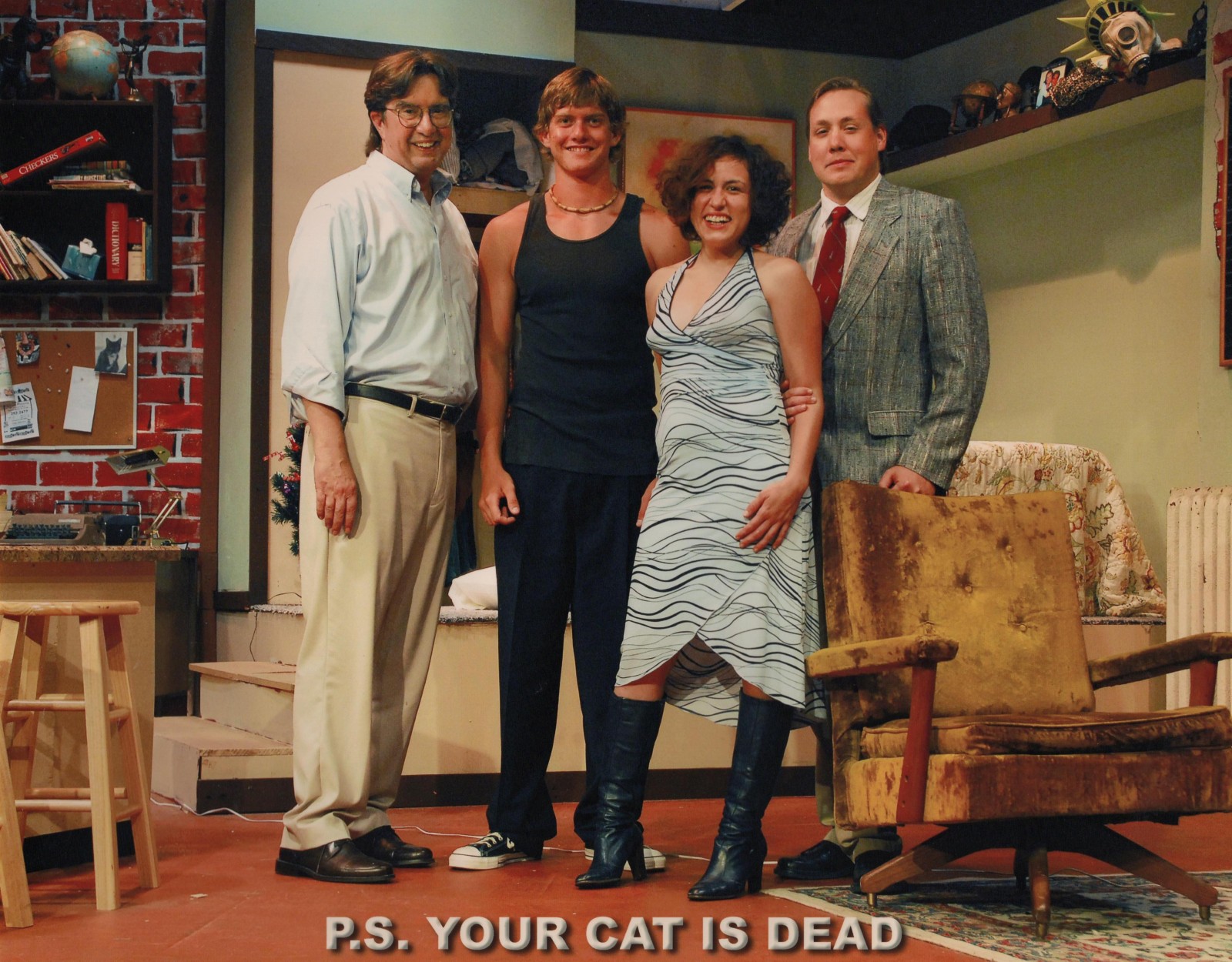 Cast photo for P.S. Your Cat Is Dead!