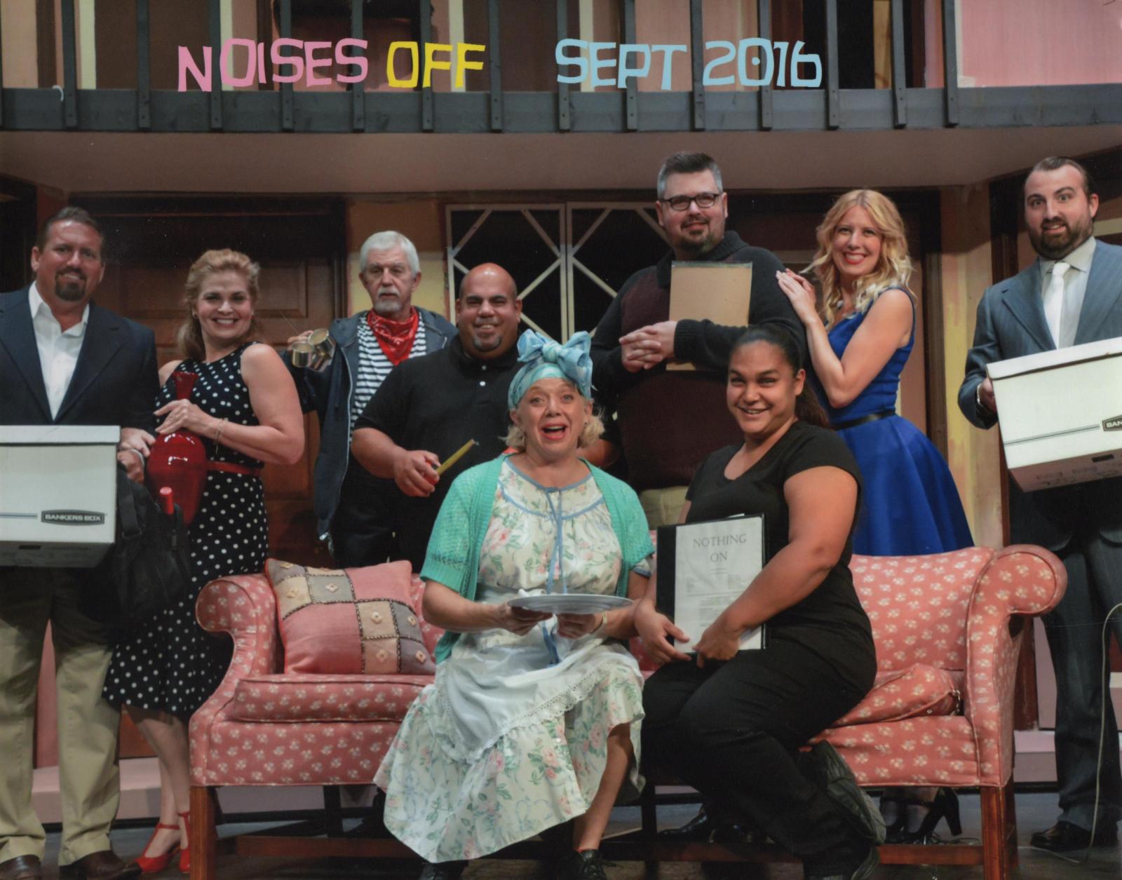 Cast photo for Noises Off