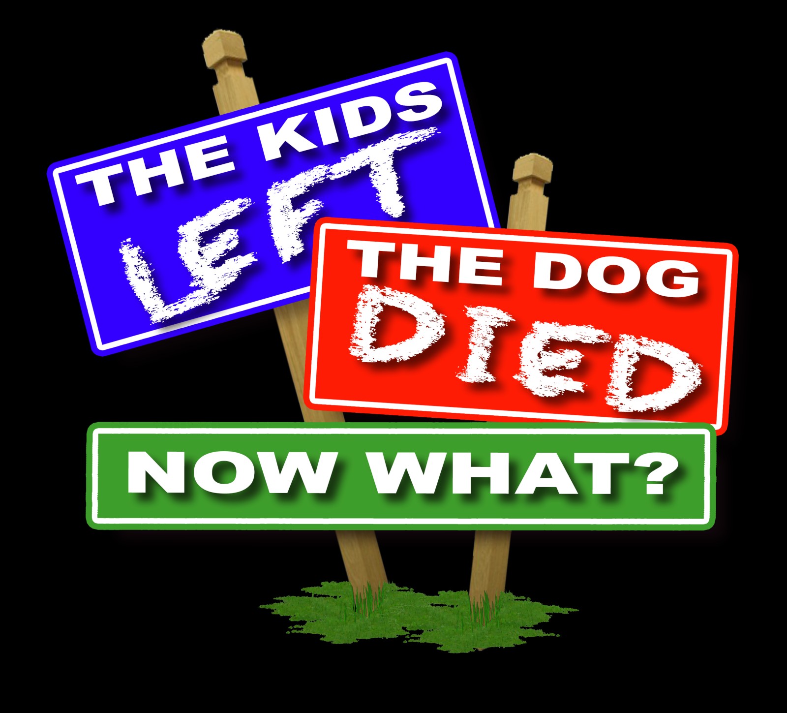Banner for The Kids Left. The Dog Died. Now What?