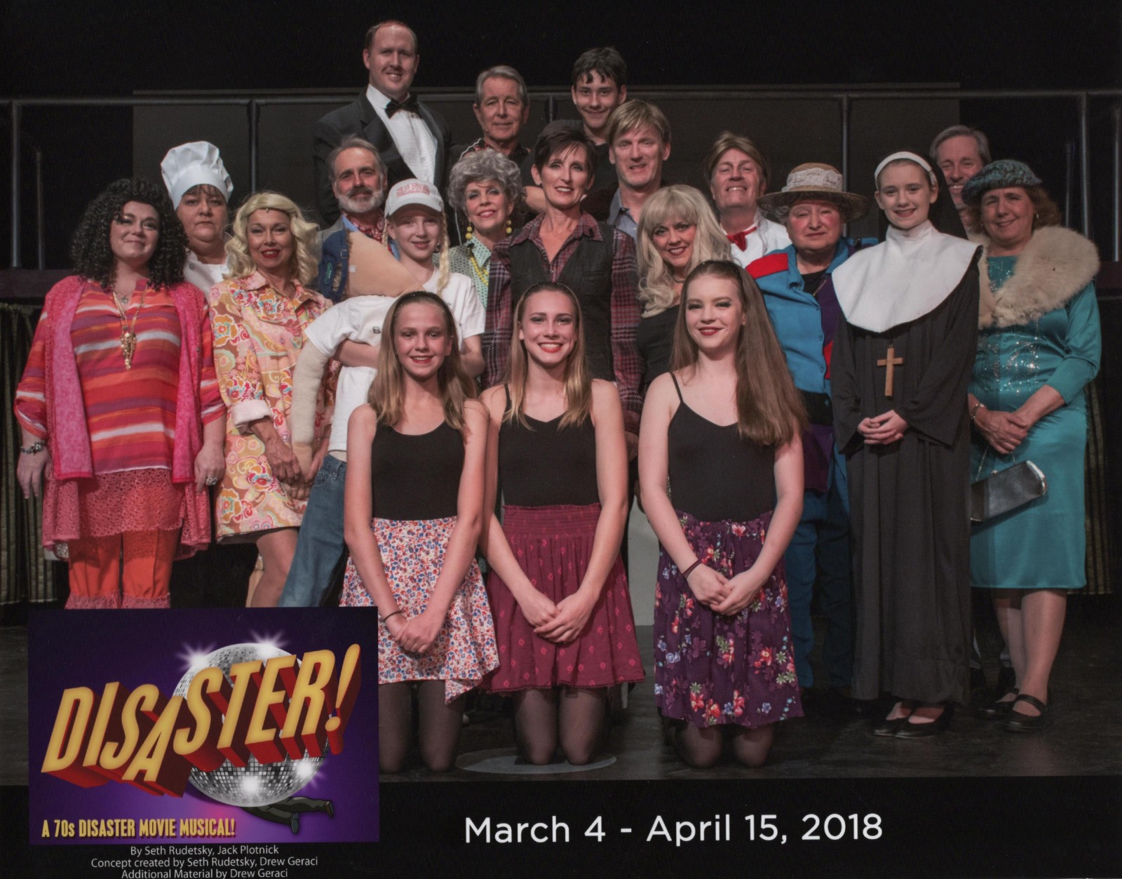 Cast photo for Disaster!