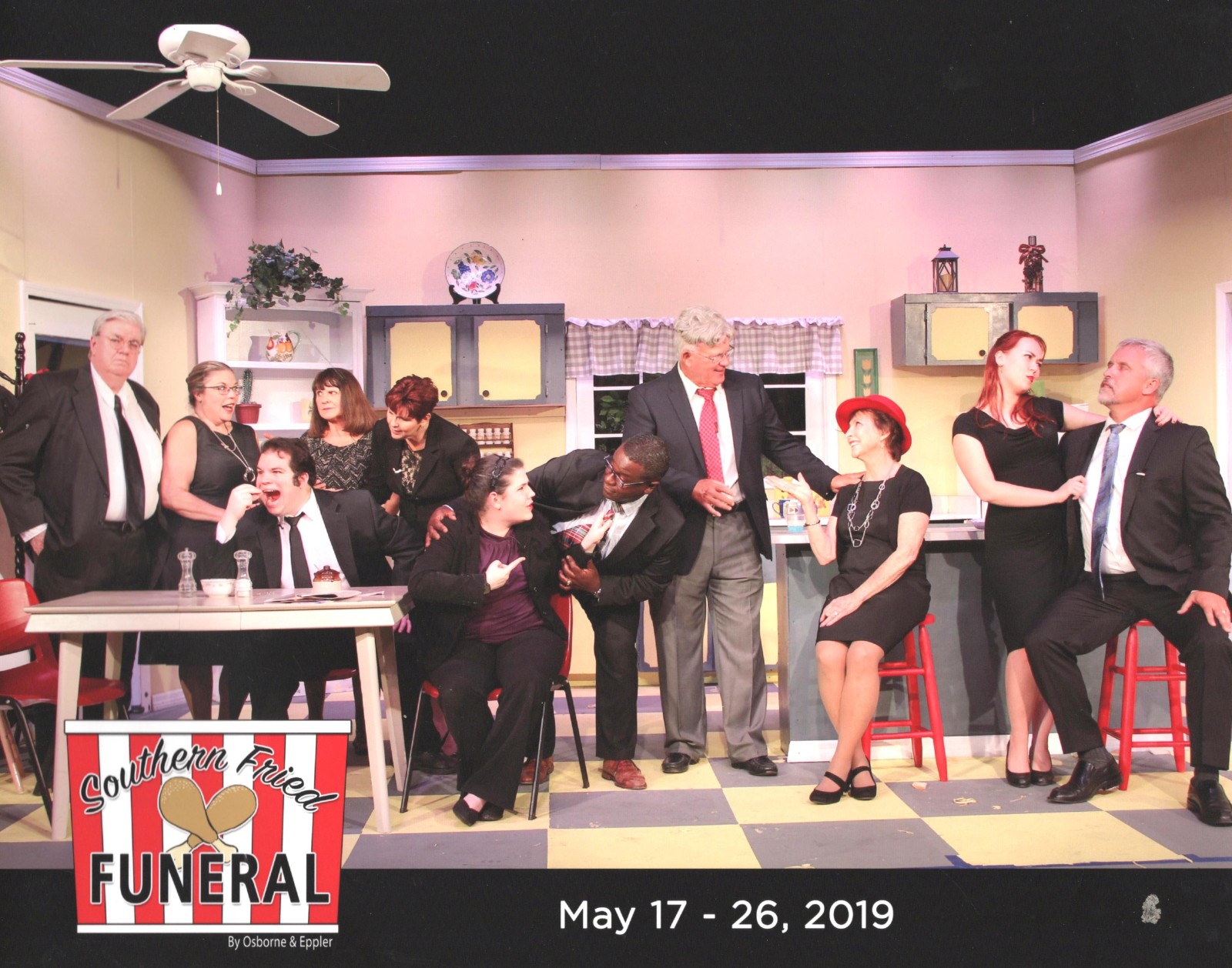 Cast photo for Southern Fried Funeral