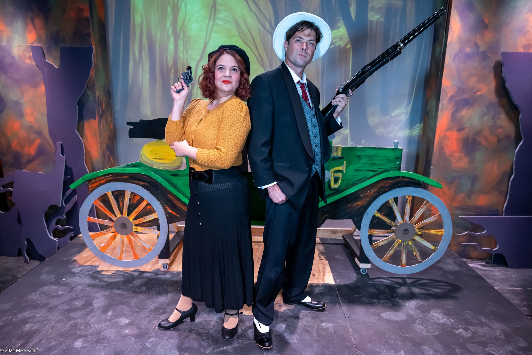 Cast photo for Bonnie and Clyde