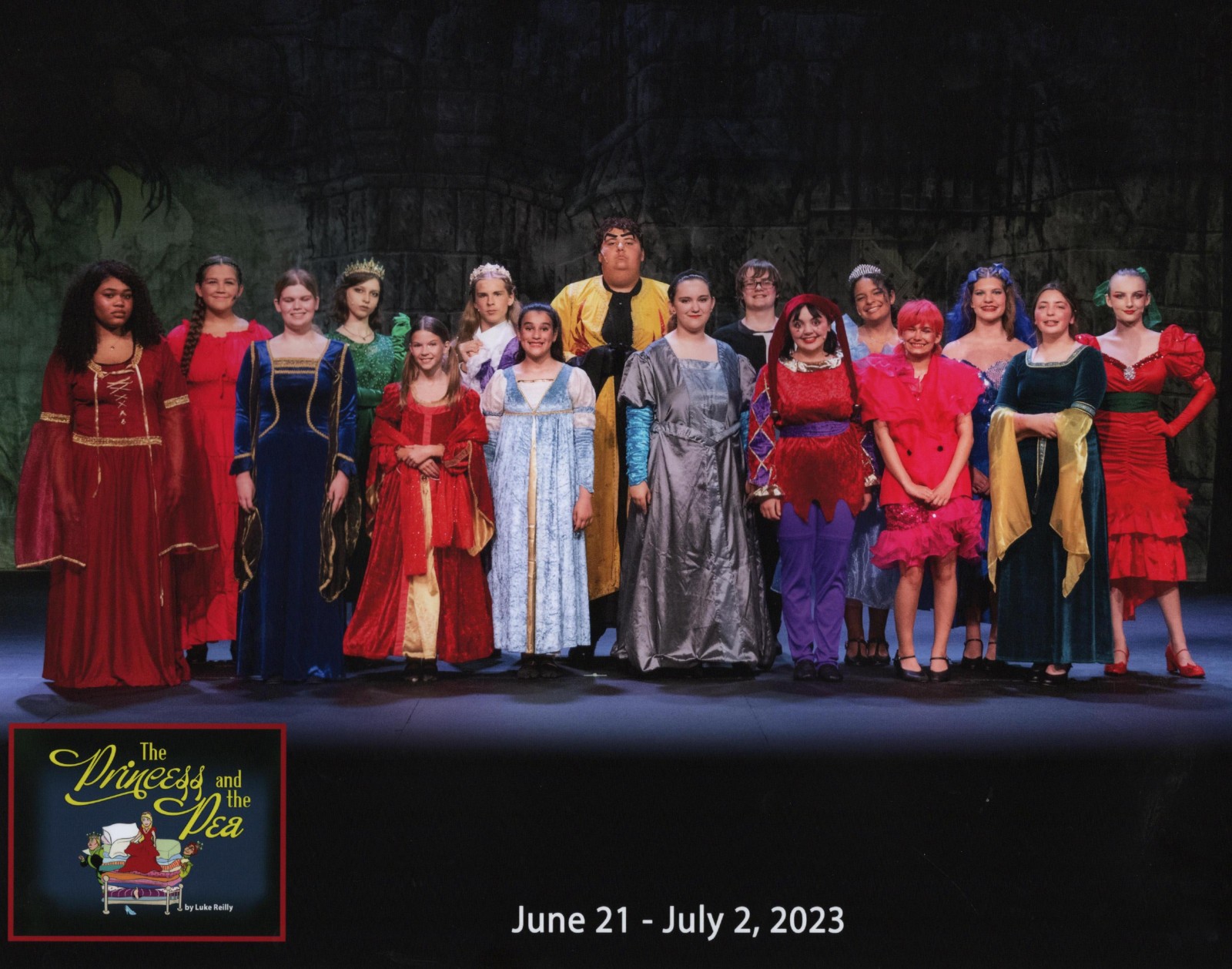 Cast photo for The Princess and the Pea