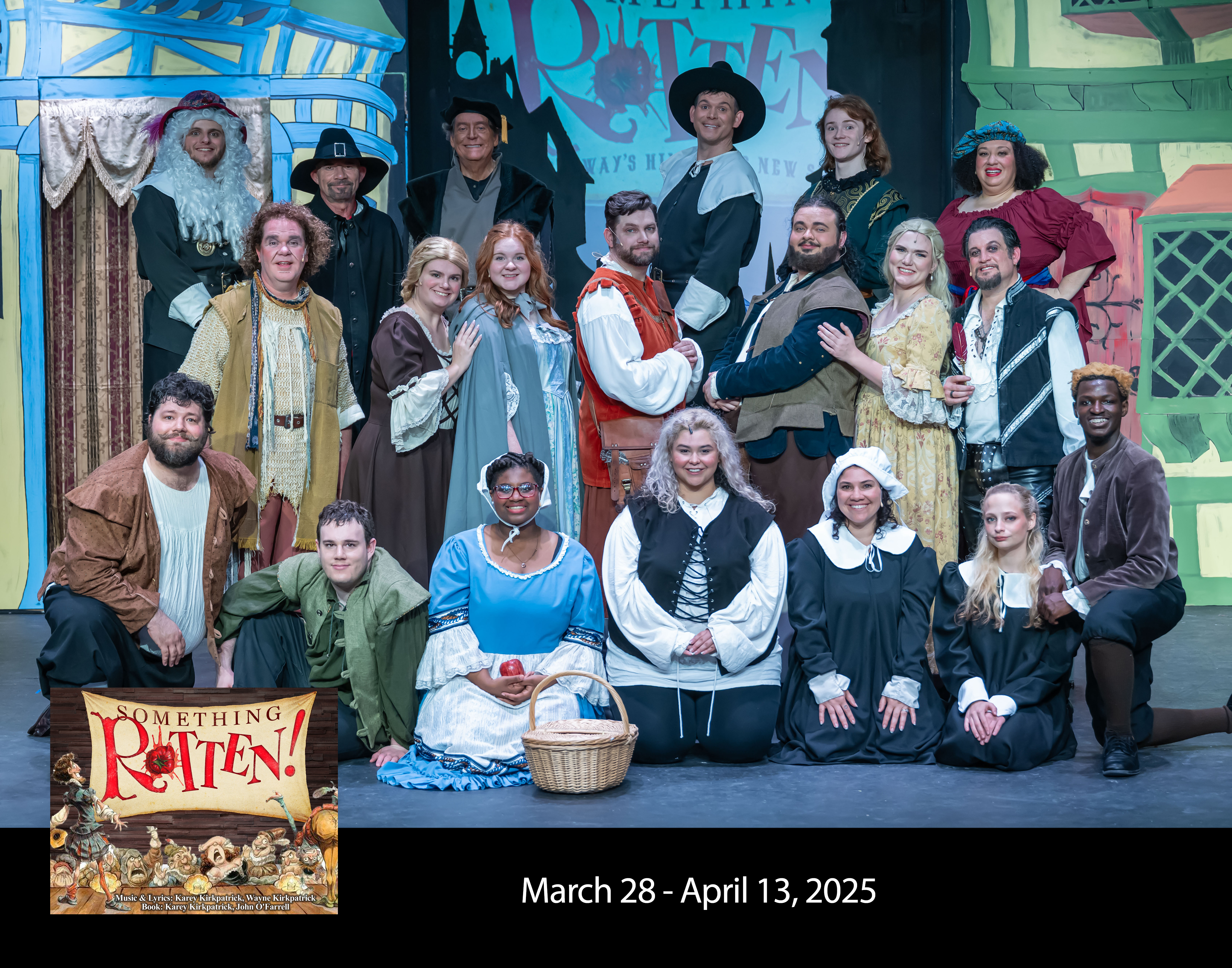 Cast photo for Something Rotten!