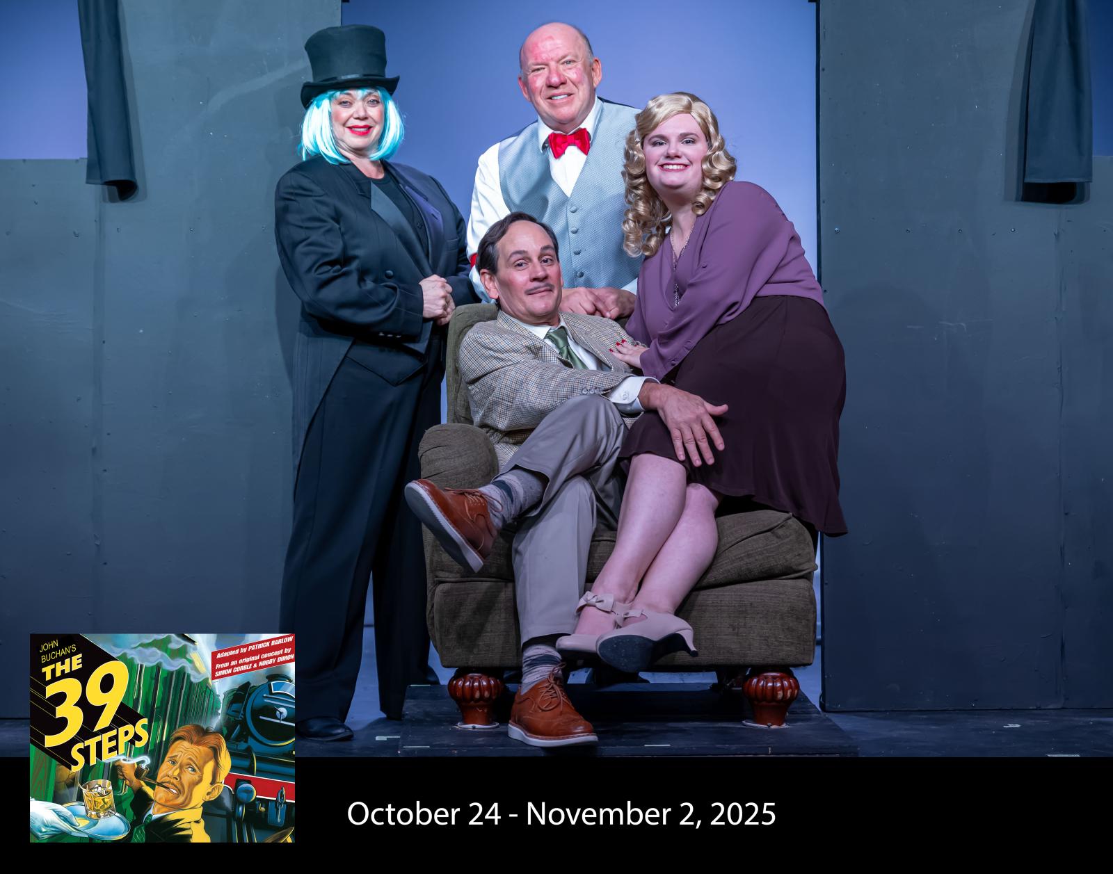 Cast photo for The 39 Steps