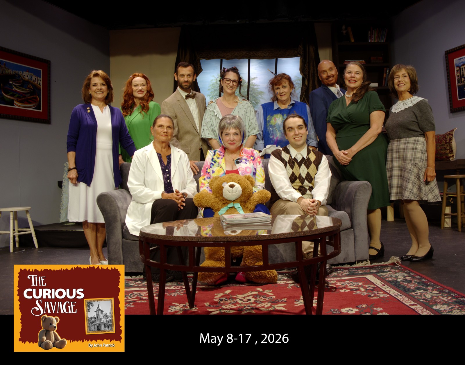 Cast photo for The Curious Savage